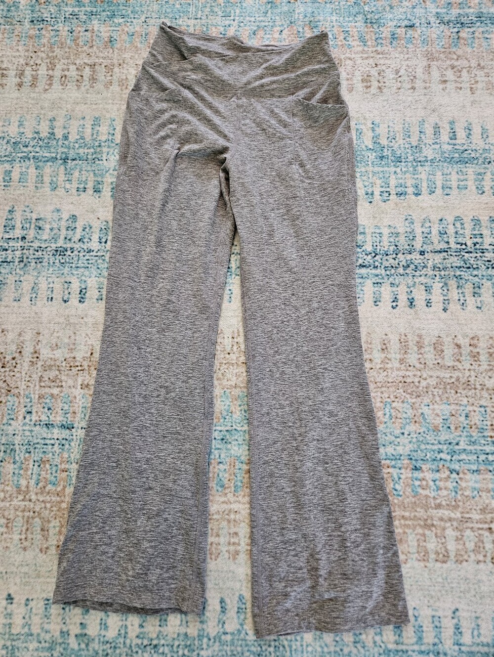 Women's Gray Boot Cut Lounge Pants